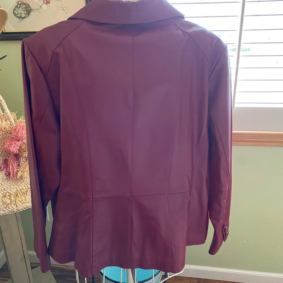 Red Leather Jacket - Picture 4 of 9